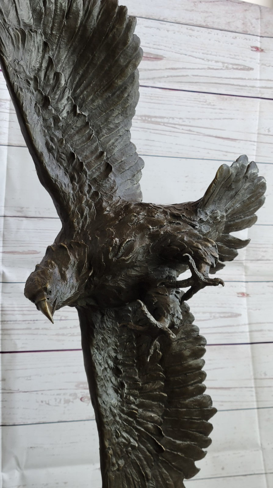 Hand Made Extra Large Eagle Museum Quality Classic Artwork Bronze Sculpture Deal