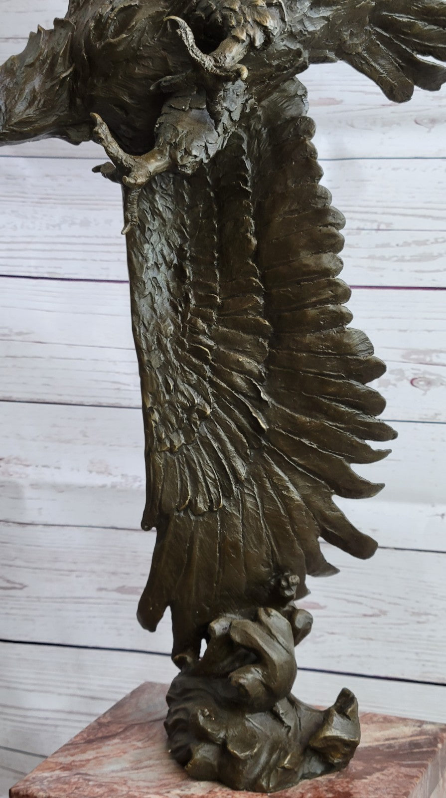 Hand Made Extra Large Eagle Museum Quality Classic Artwork Bronze Sculpture Deal