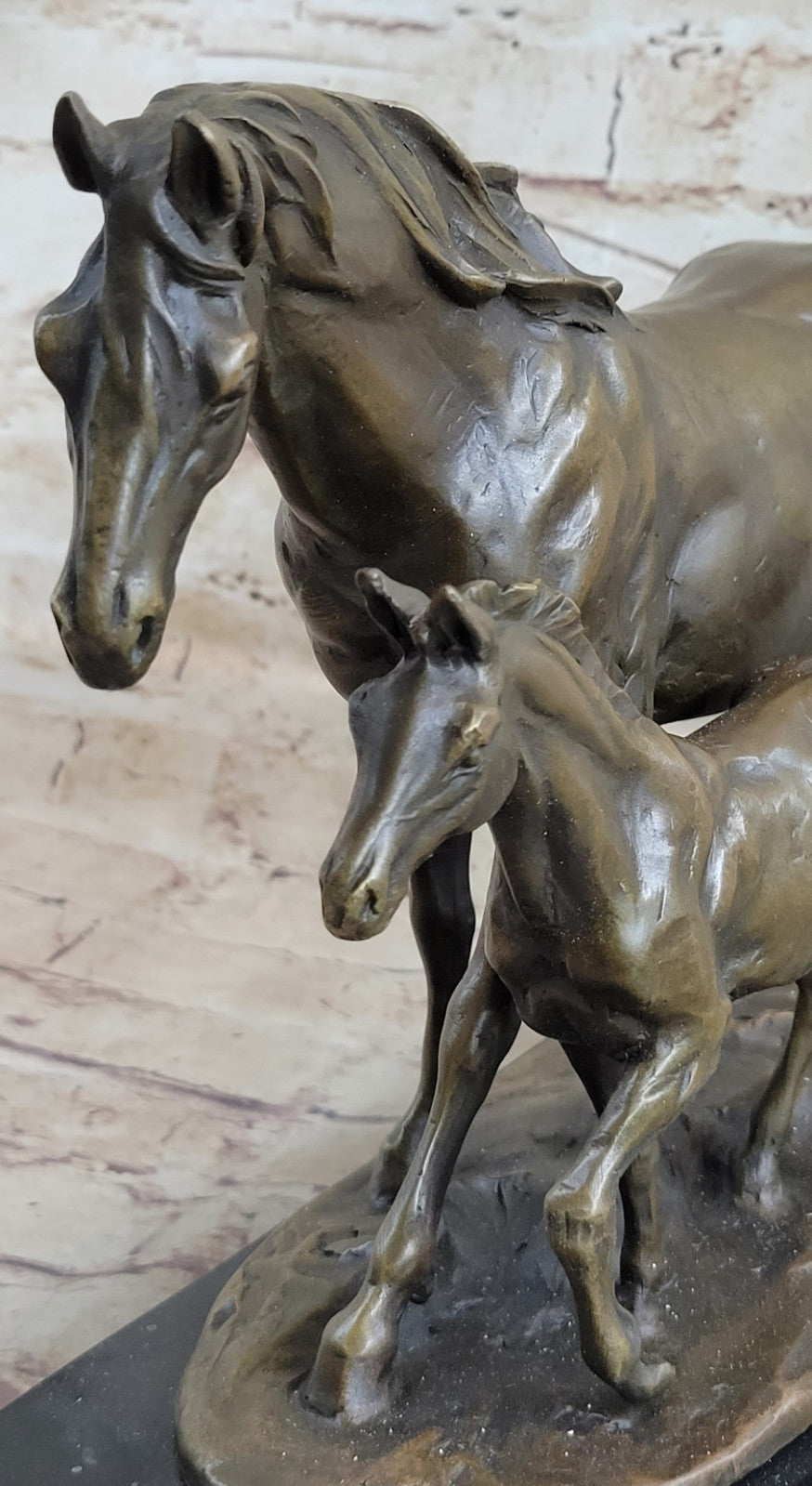 Bronze Statue ~ NEXT GENERATION ~ Horses Mare Colt Western Moments Cast Figurine