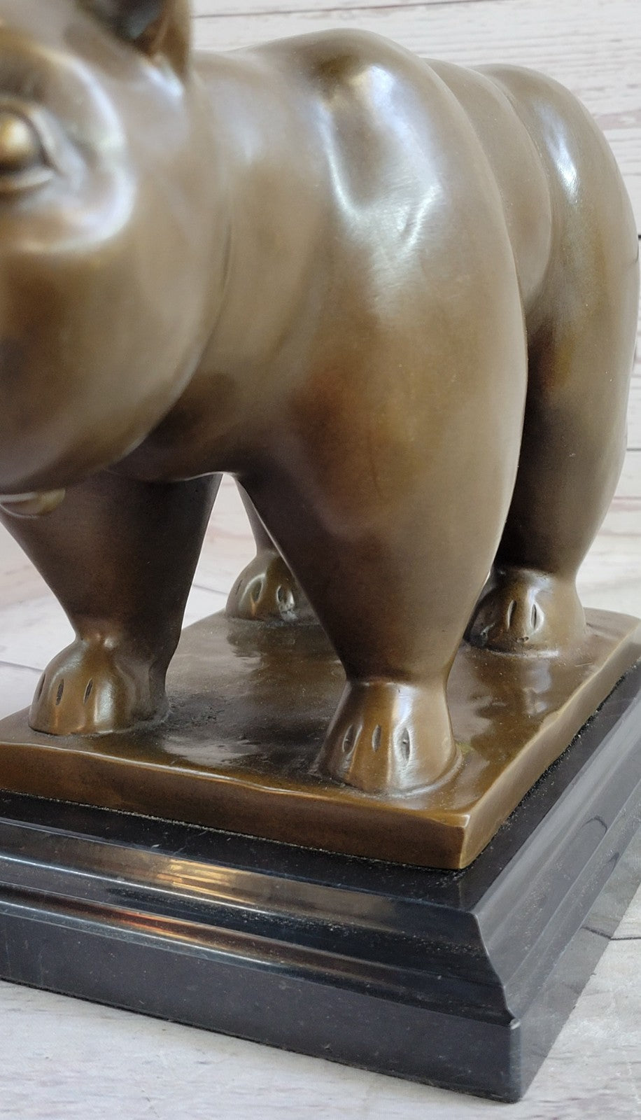 Buy Handcrafted Botero “Fat Cat” Huge Bronze Sculpture – Classic Animal Art, Perfect Gift on Sale