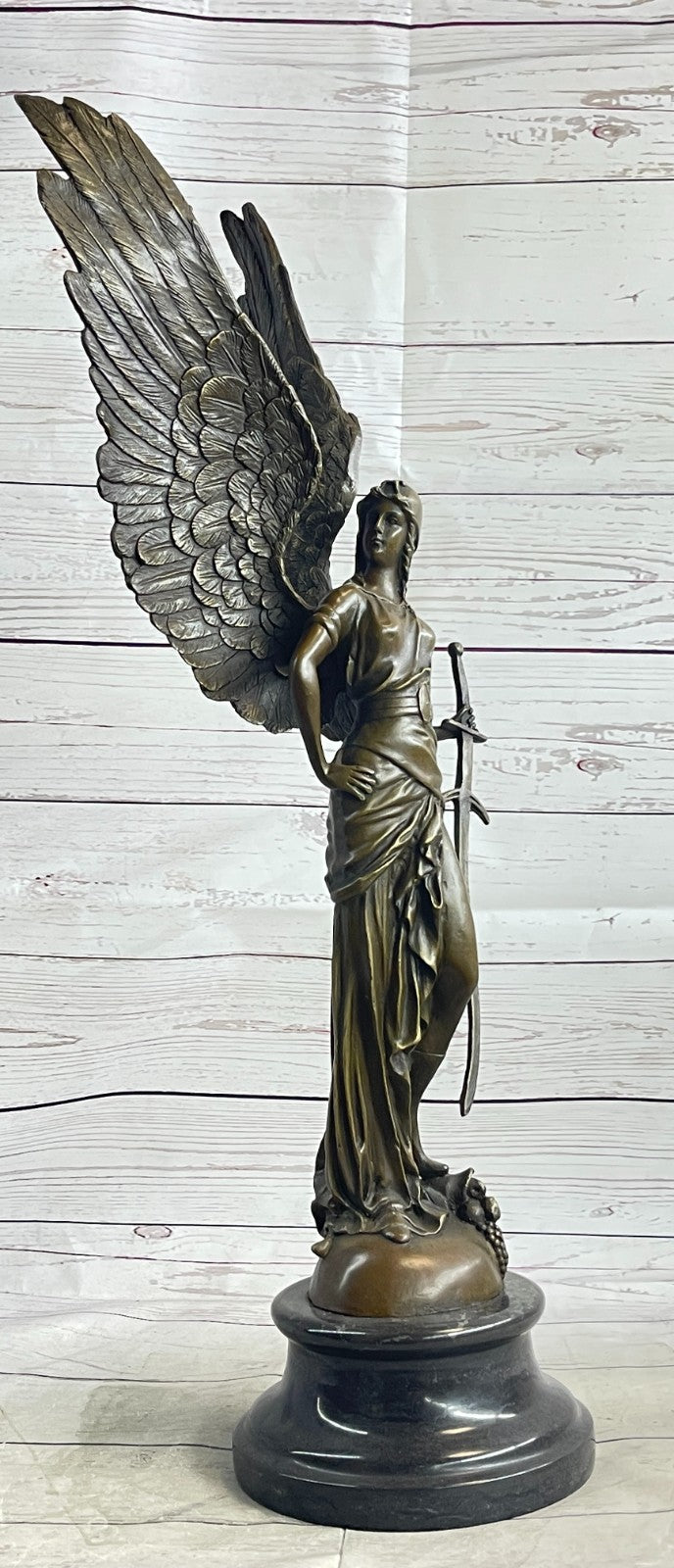 Bronze Sculpture Classic Nike Winged Victory of Samothrace Statue Lost Wax Method