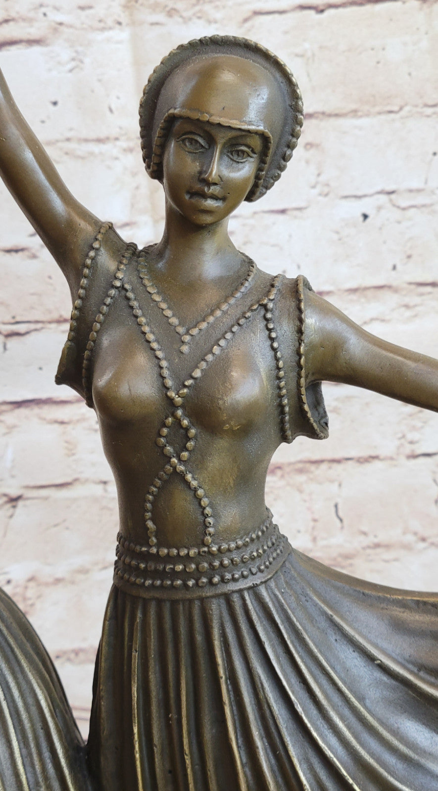 Hot Cast Bronze Statue of Twin Dancers Handcrafted Chiparus Sculpture | Art Nouveau