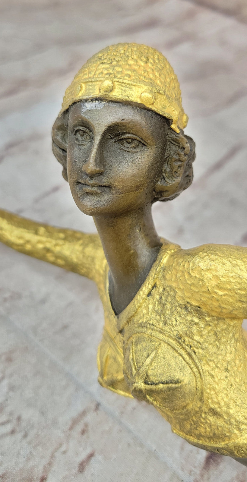 Handmade Egyptian Dancer Bronze Sculpture by Demetre Chiparus: Art Deco Statue