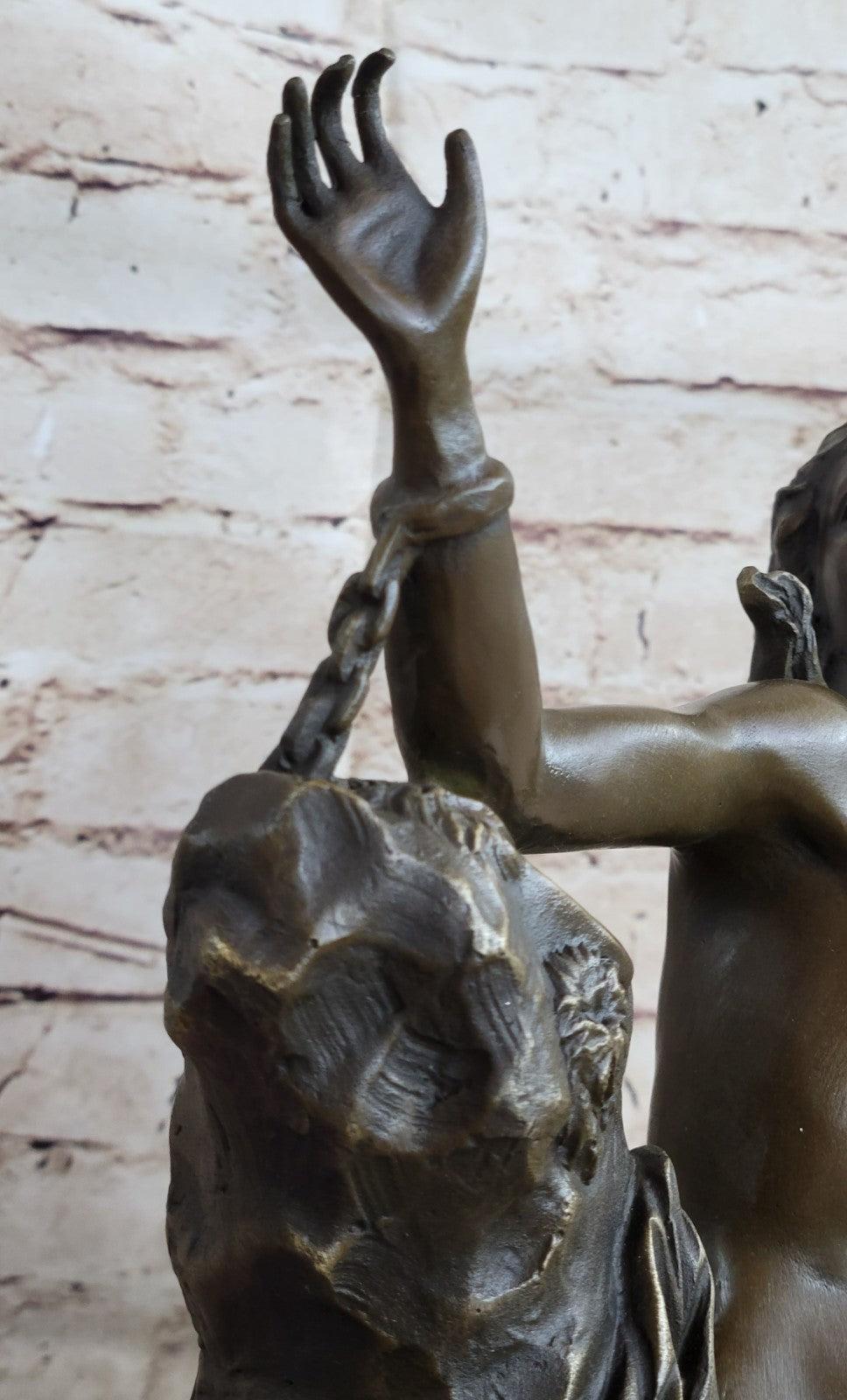 Nude Lady Nymph Handcraft Original Adam Bronze Sculpture Statue Figurine Figure