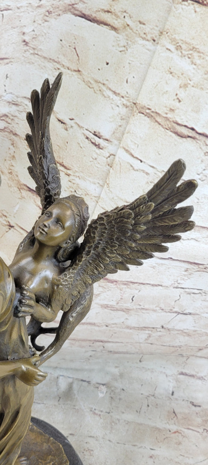 1920s Bronze Winged Griffin Art Deco Sculpture by M. Mercie – Magnificent Tabletop Home Décor for Sale