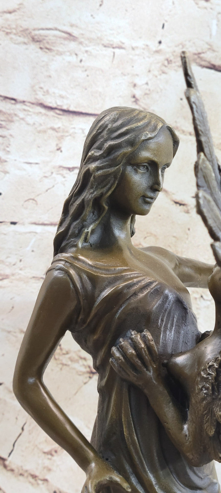 1920s Bronze Winged Griffin Art Deco Sculpture by M. Mercie – Magnificent Tabletop Home Décor for Sale