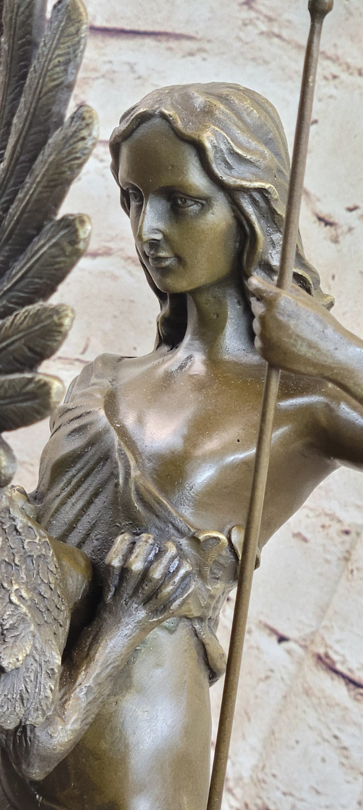 1920s Bronze Winged Griffin Art Deco Sculpture by M. Mercie – Magnificent Tabletop Home Décor for Sale