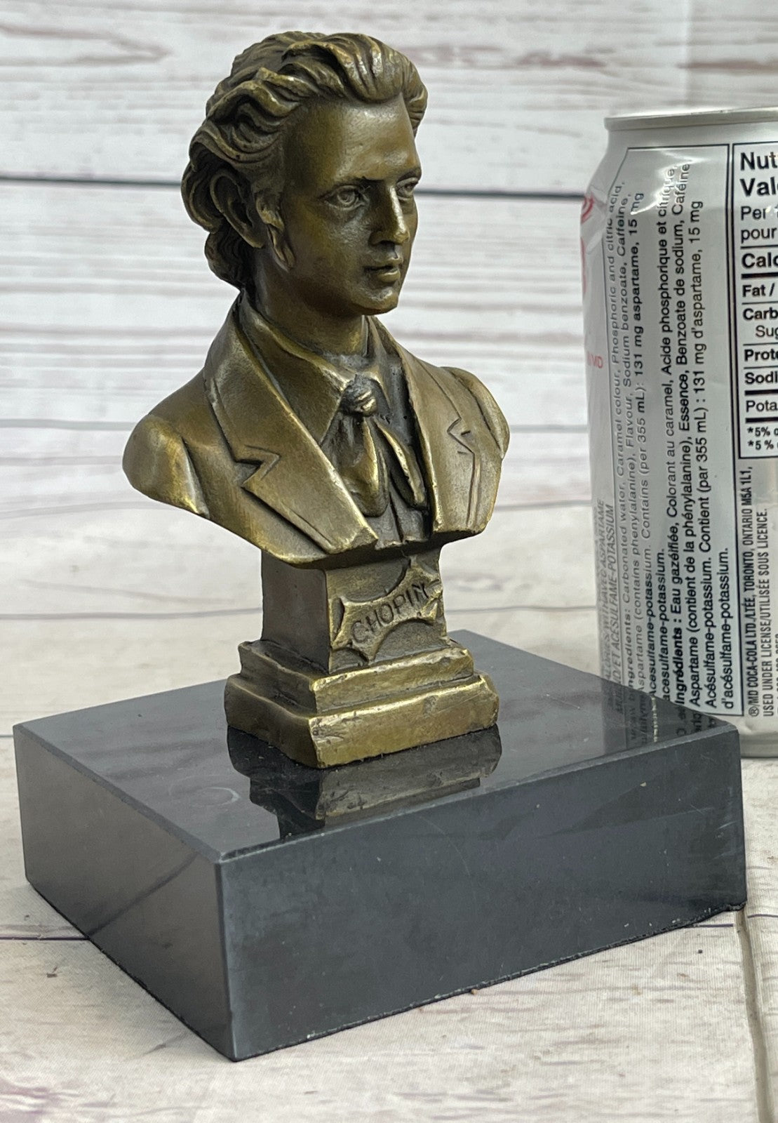 ART CLASSICAL MUSIC/ BEETHOVEN/ BACH/ MOZART/ CHOPIN/ WAGNER Bronze Statue