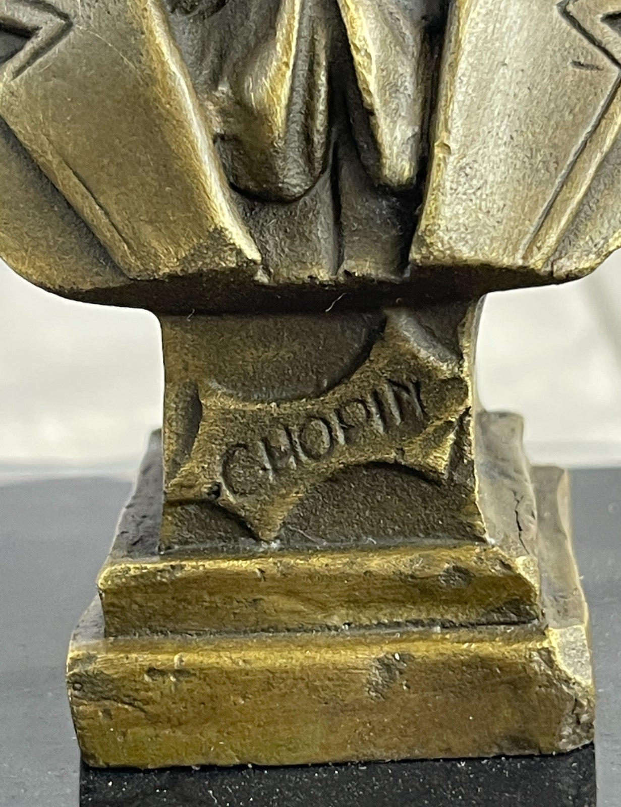 ART CLASSICAL MUSIC/ BEETHOVEN/ BACH/ MOZART/ CHOPIN/ WAGNER Bronze Statue