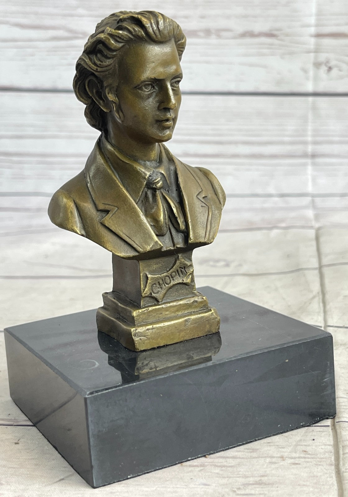 ART CLASSICAL MUSIC/ BEETHOVEN/ BACH/ MOZART/ CHOPIN/ WAGNER Bronze Statue
