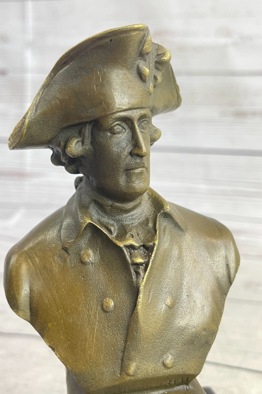 LORD NELSON FREDERICK II THE GREAT NAPOLEON SIGNED PURE HOTCAST BRONZE BUST GIFT