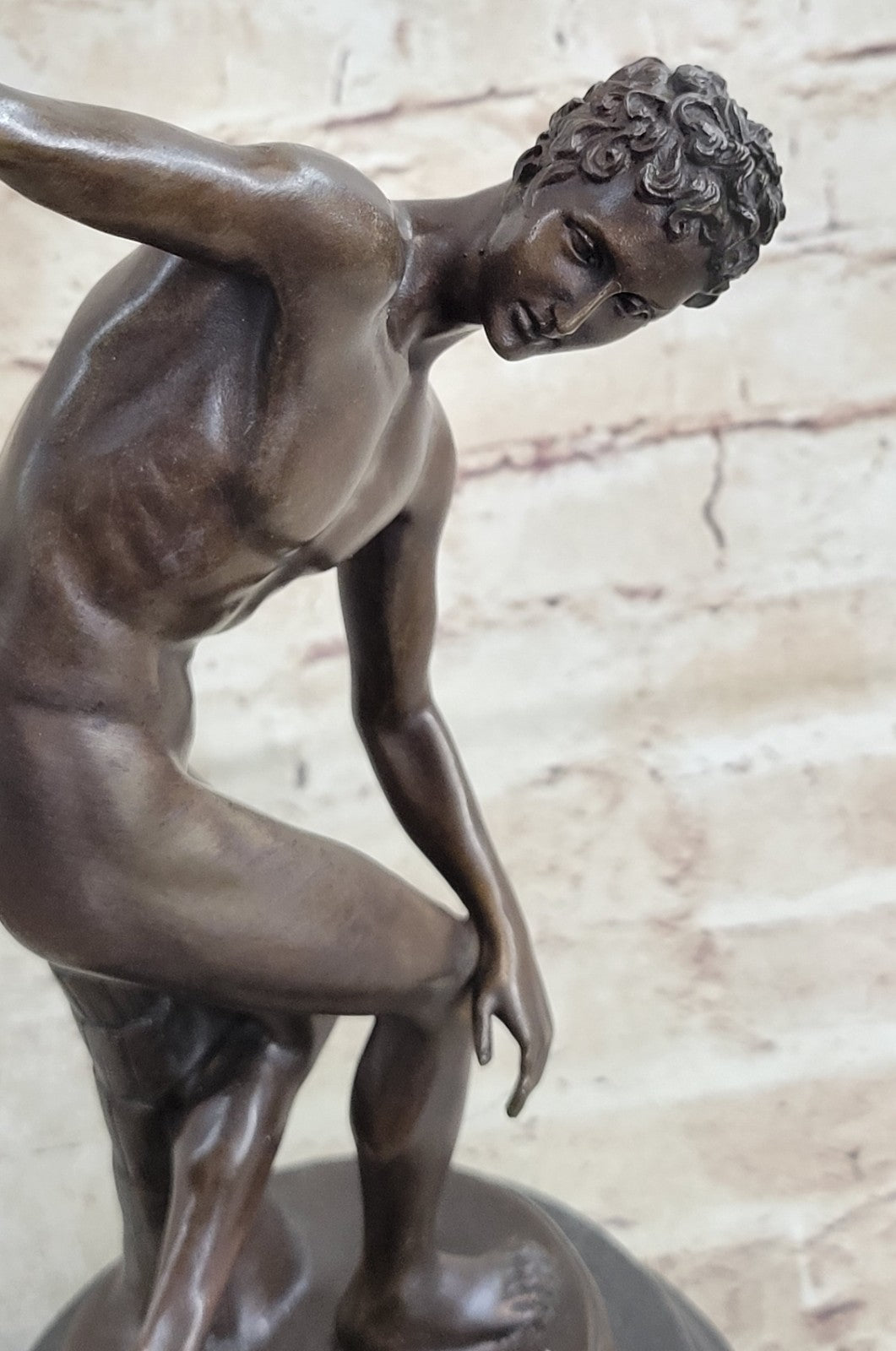 Discobolus of Myron Bronze Statue Sculpture - Discus Thrower - Olympic Games