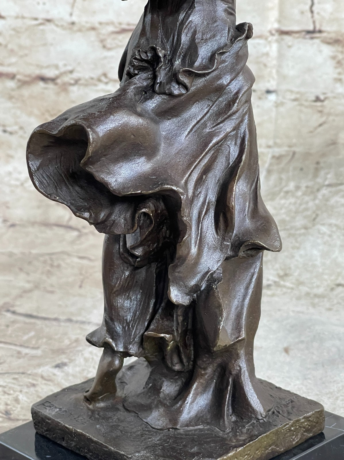 Buy Nike Paris Louvre Winged Victory Athena 25" Bronze Marble Statue – Exquisite Greek Mythology Art Sculpture