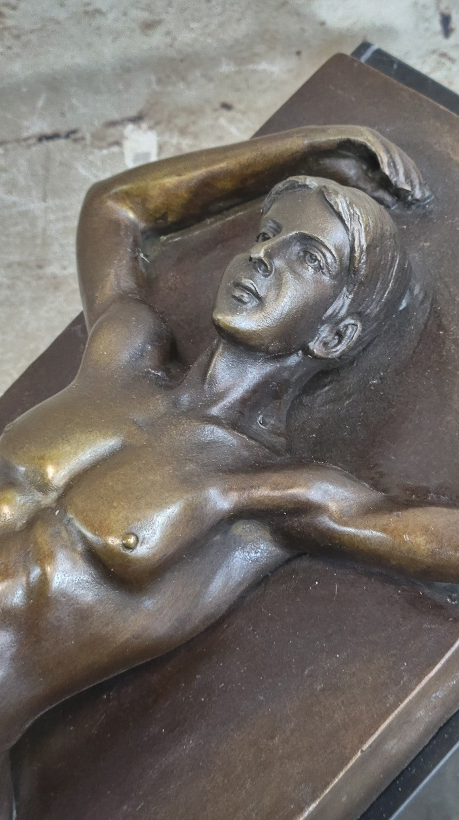 Handcrafted bronze sculpture SALE Ca Hot Cast Hot Deco Art Female And Male Nude