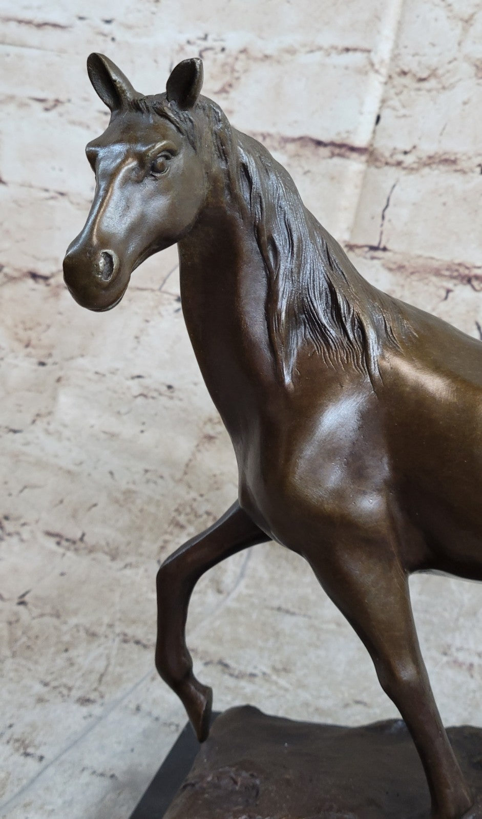 Buy Genuine 100% Solid Bronze Horse Sculpture – Handmade Equestrian Art for Horse Lovers | Limited-Time Sale