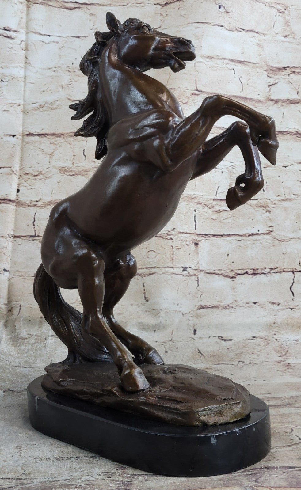 Fabulous Vintage Horse Sculpture Thoroughbred Horse Racing Bronze Figurine Sale