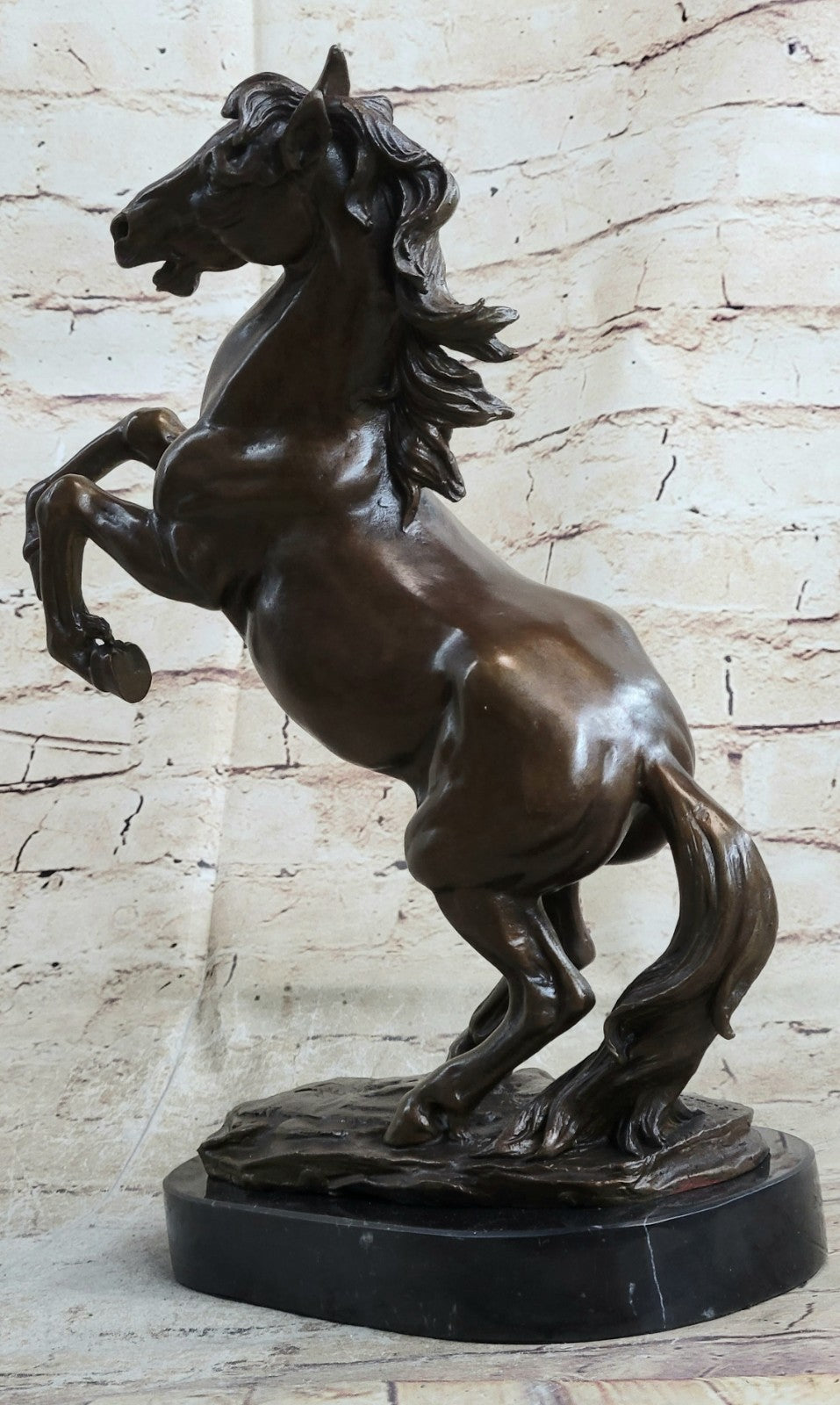 Fabulous Vintage Horse Sculpture Thoroughbred Horse Racing Bronze Figurine Sale