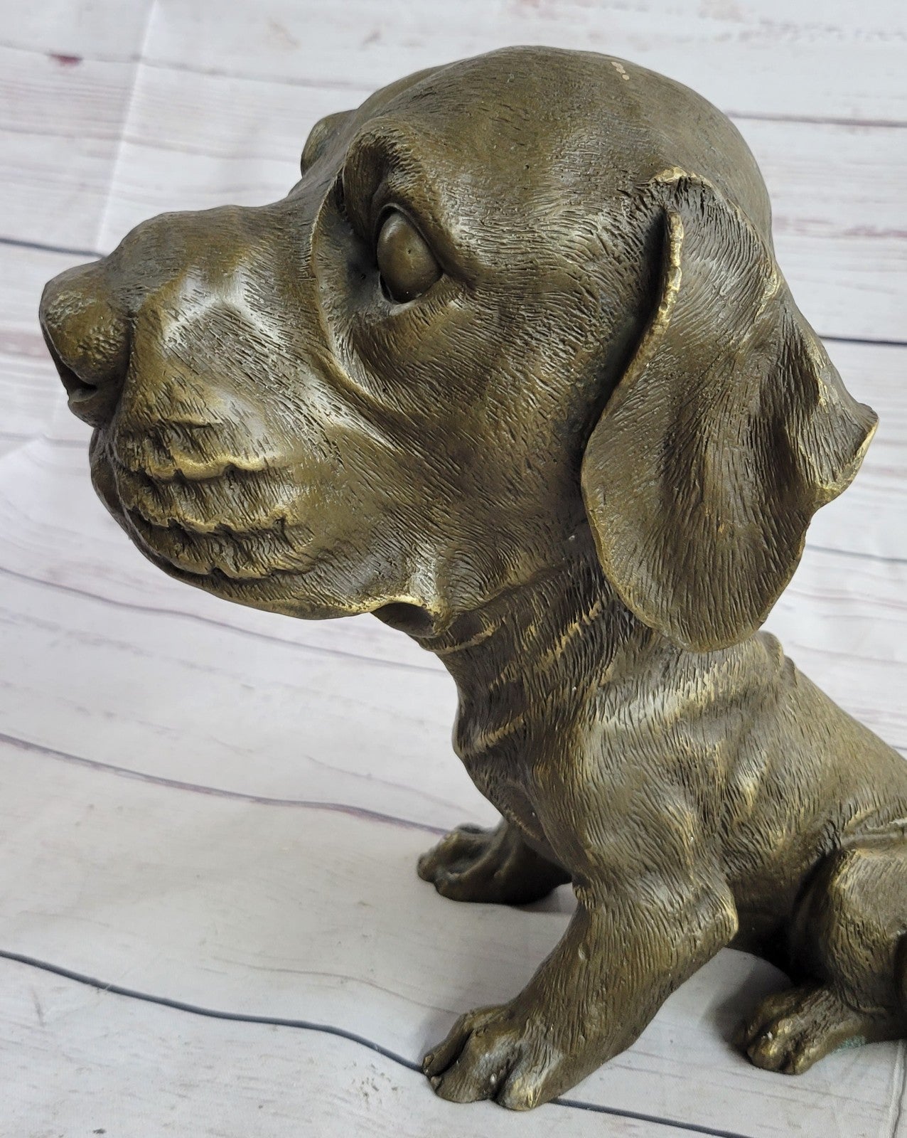 Labrador Dog Bookend Bronze Home Statue Sculpture Breeder Kennel Figurin decore