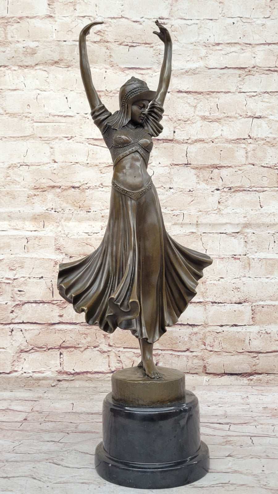 Bronze Dance of Culture: Dimitri Chiparus Sculpted Art Deco Nouveau