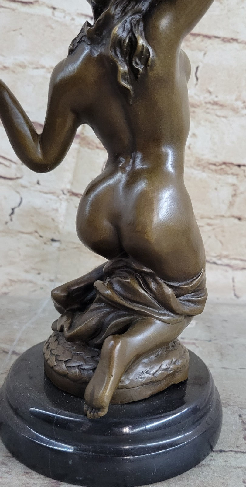 Frustration Satyr and Nymph Nude Bronze Sculpture Mythical Figurine Figure Sale