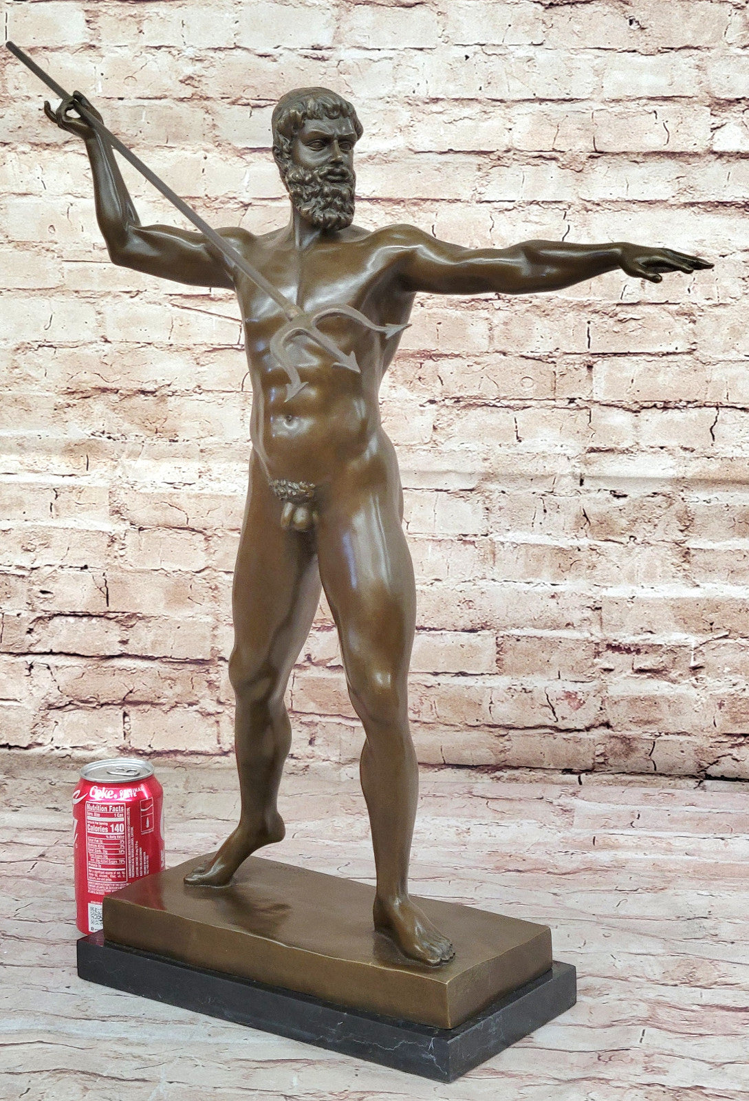 Exclusive Collector’s Edition: Hand-Signed Cesaro Zeus Bronze Figurine – Greek God Sculpture