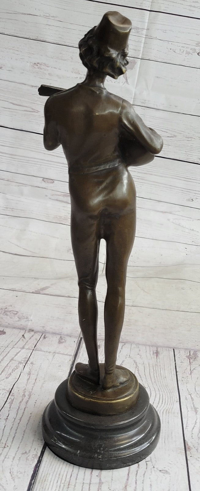 Handcrafted bronze sculpture SALE Debut By Player Banjo Deco Art Home Decor