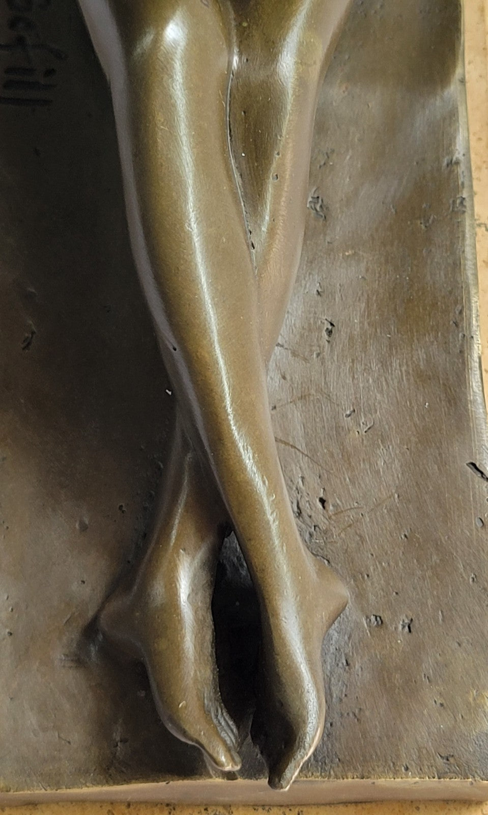 Sexy West Art Deco Sculpture Bronze Marble Nude Woman Belle Flower Girl Statue