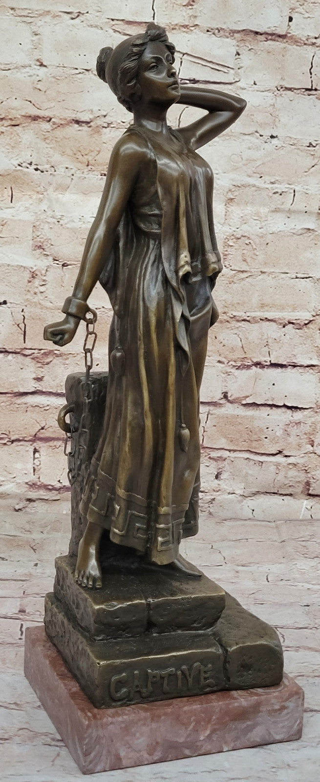 Timeless Beauty in Bronze: Villanis Statue - Sculpted Elegance for Fine Art Home Decor