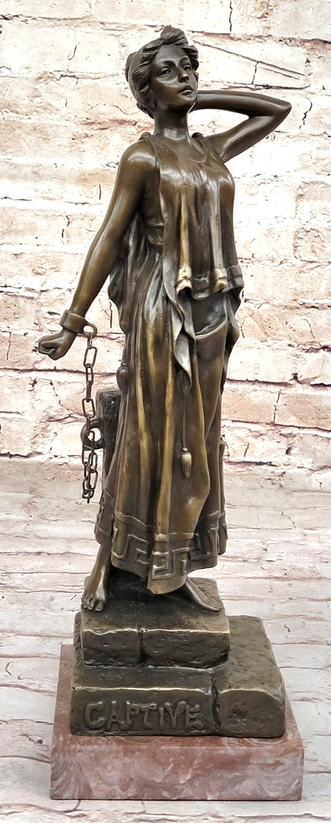 Timeless Beauty in Bronze: Villanis Statue - Sculpted Elegance for Fine Art Home Decor