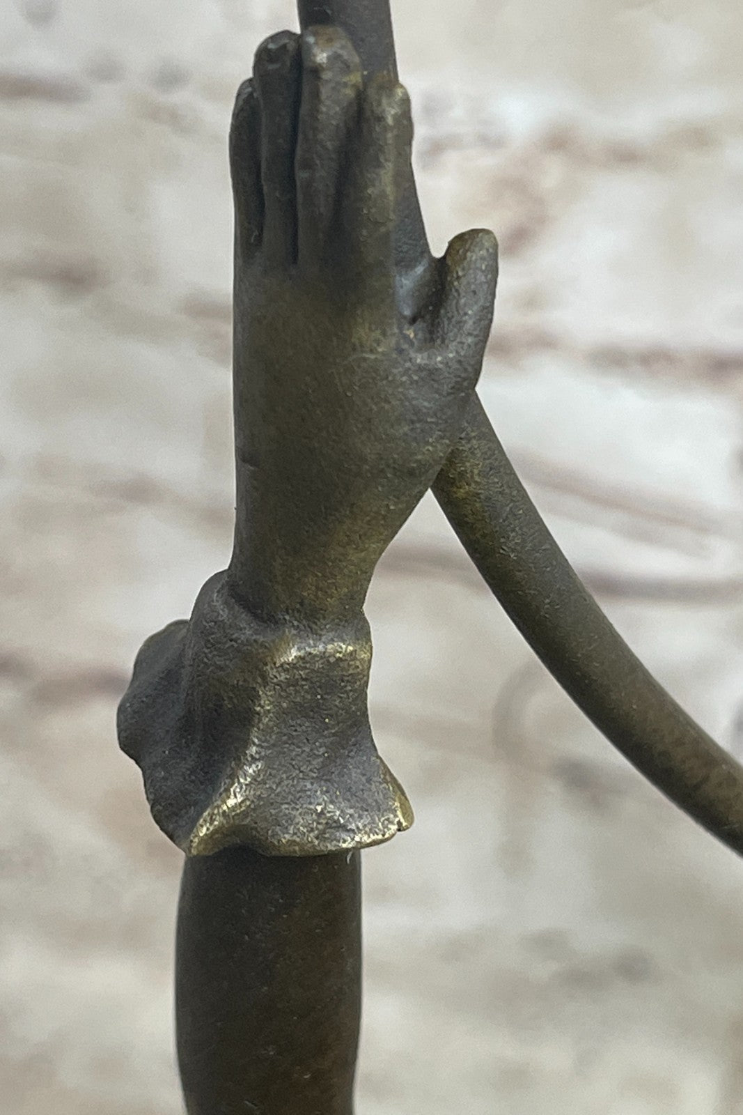 Art Deco Bronze Ring Dancer Statue – Signed Preiss Hot Cast Figurine Gift on Sale