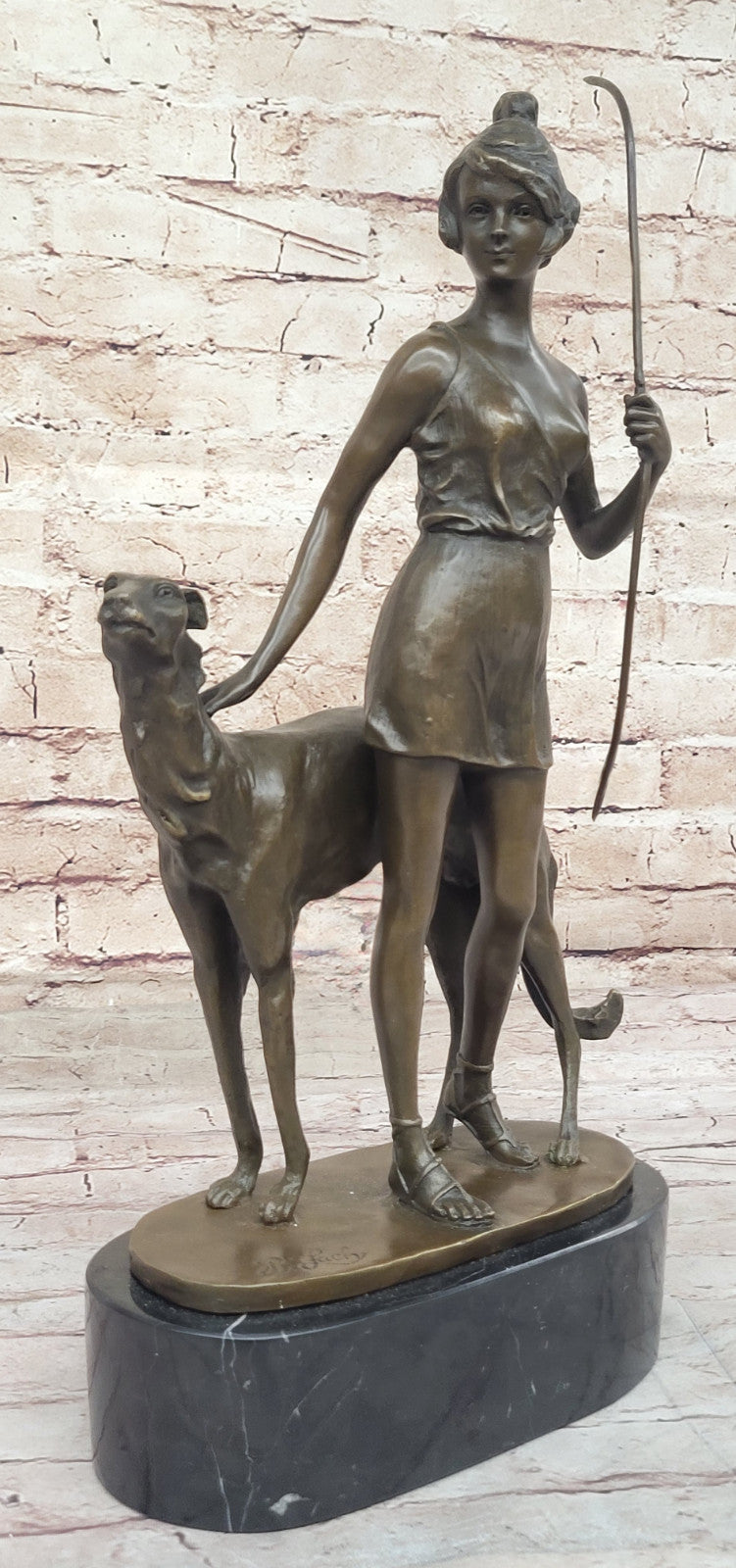 Mythical Bruno Zach Sculpture Diana the Huntress Home Office Decor