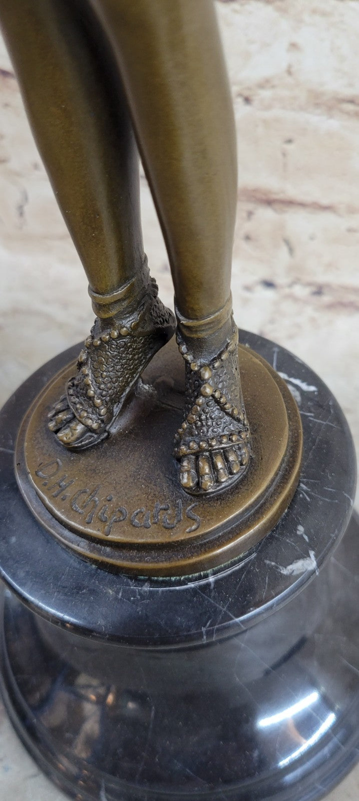 Signed Art Deco Chiparus Erotic Dancer Marble DEAL Bronze Sculpture Statue SALE