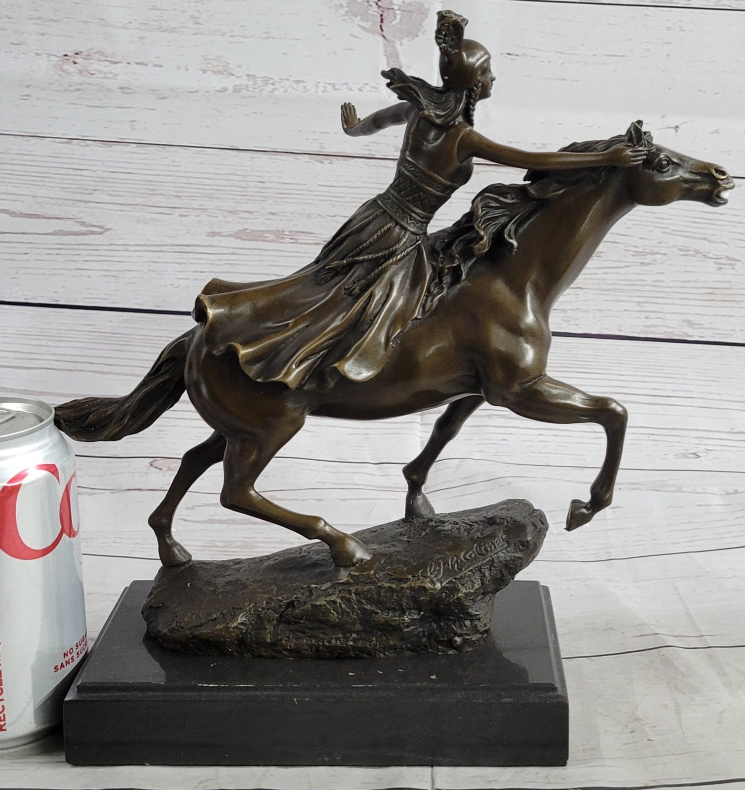 Art Deco Top Quality Detailed Bronze Artwork Female Naked Nude Bronze Statue