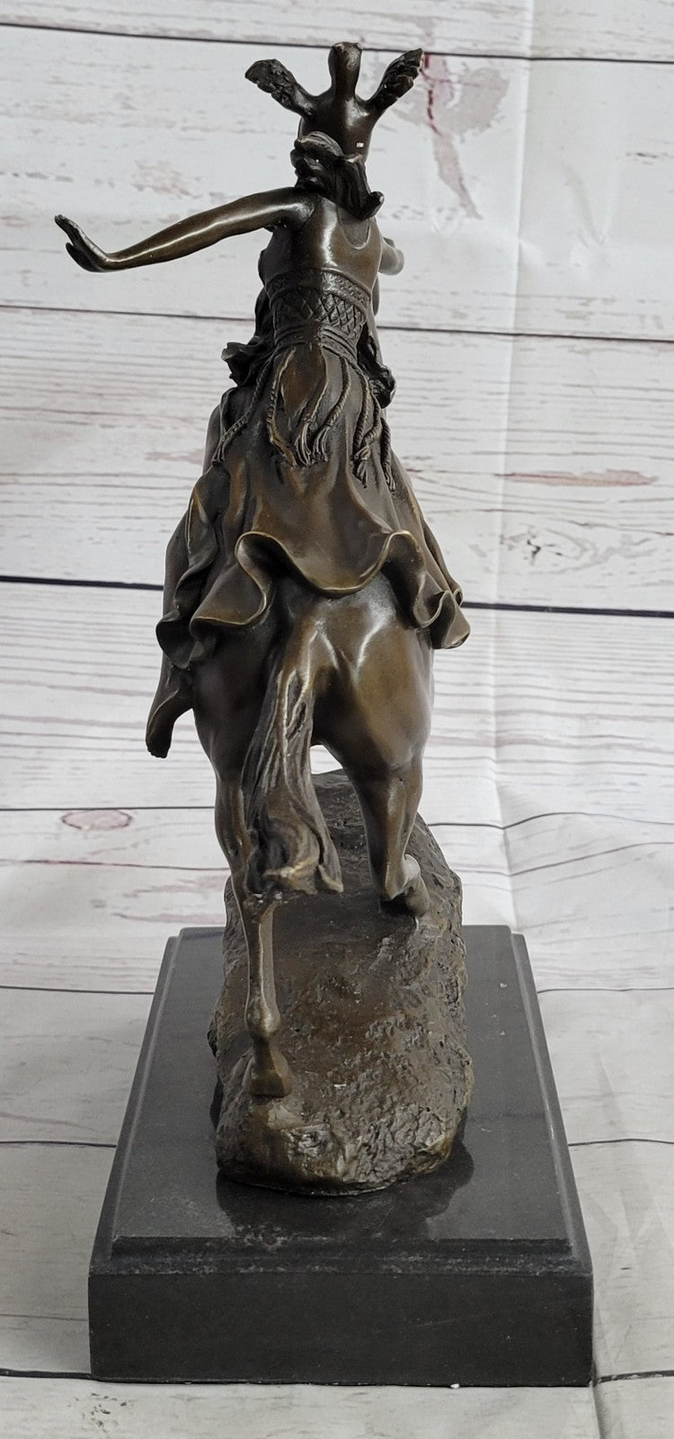 Art Deco Top Quality Detailed Bronze Artwork Female Naked Nude Bronze Statue