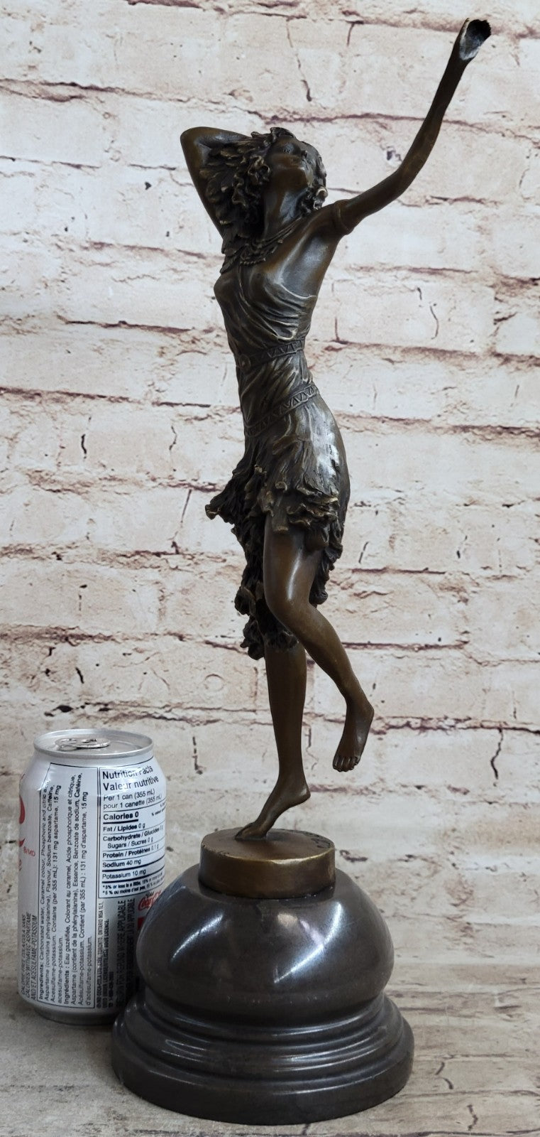 Buy 100% Solid Bronze Egyptian Dancer Sculpture – Indoor/Outdoor Statue Sale