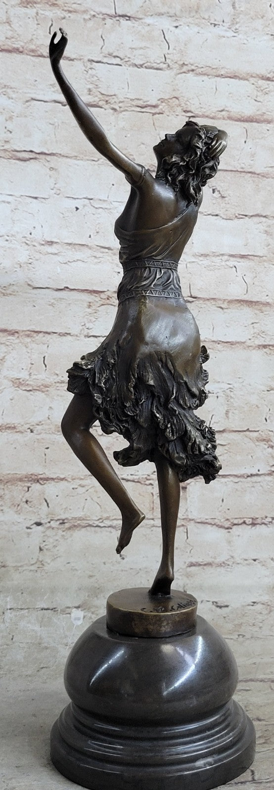 Buy 100% Solid Bronze Egyptian Dancer Sculpture – Indoor/Outdoor Statue Sale