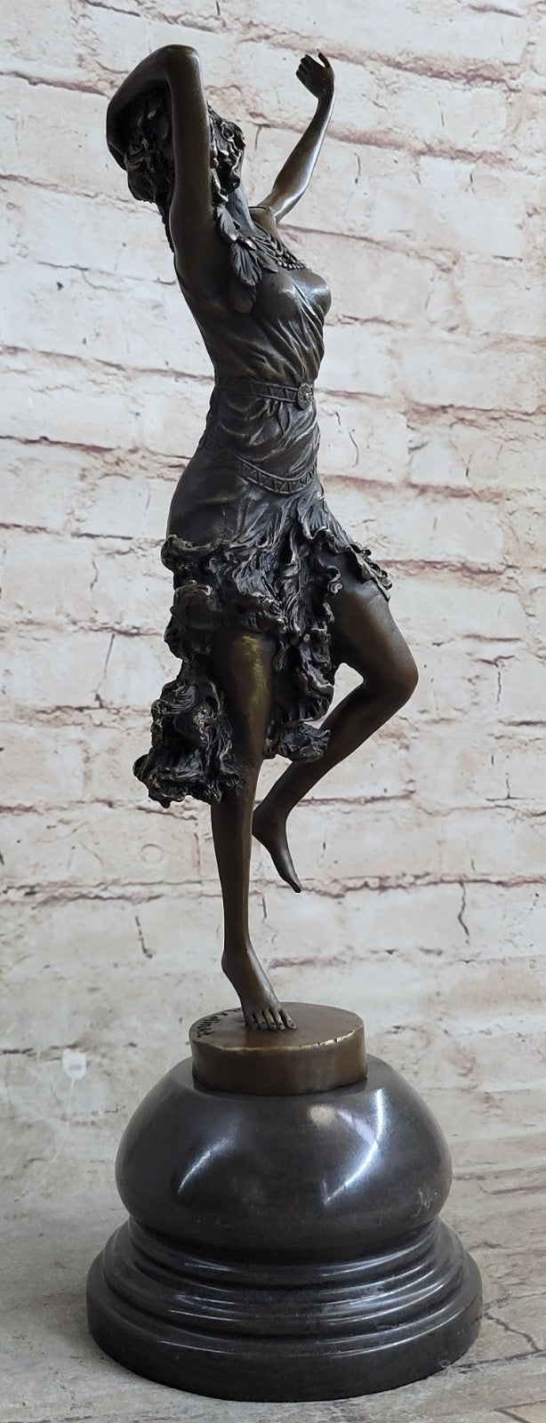 Buy 100% Solid Bronze Egyptian Dancer Sculpture – Indoor/Outdoor Statue Sale