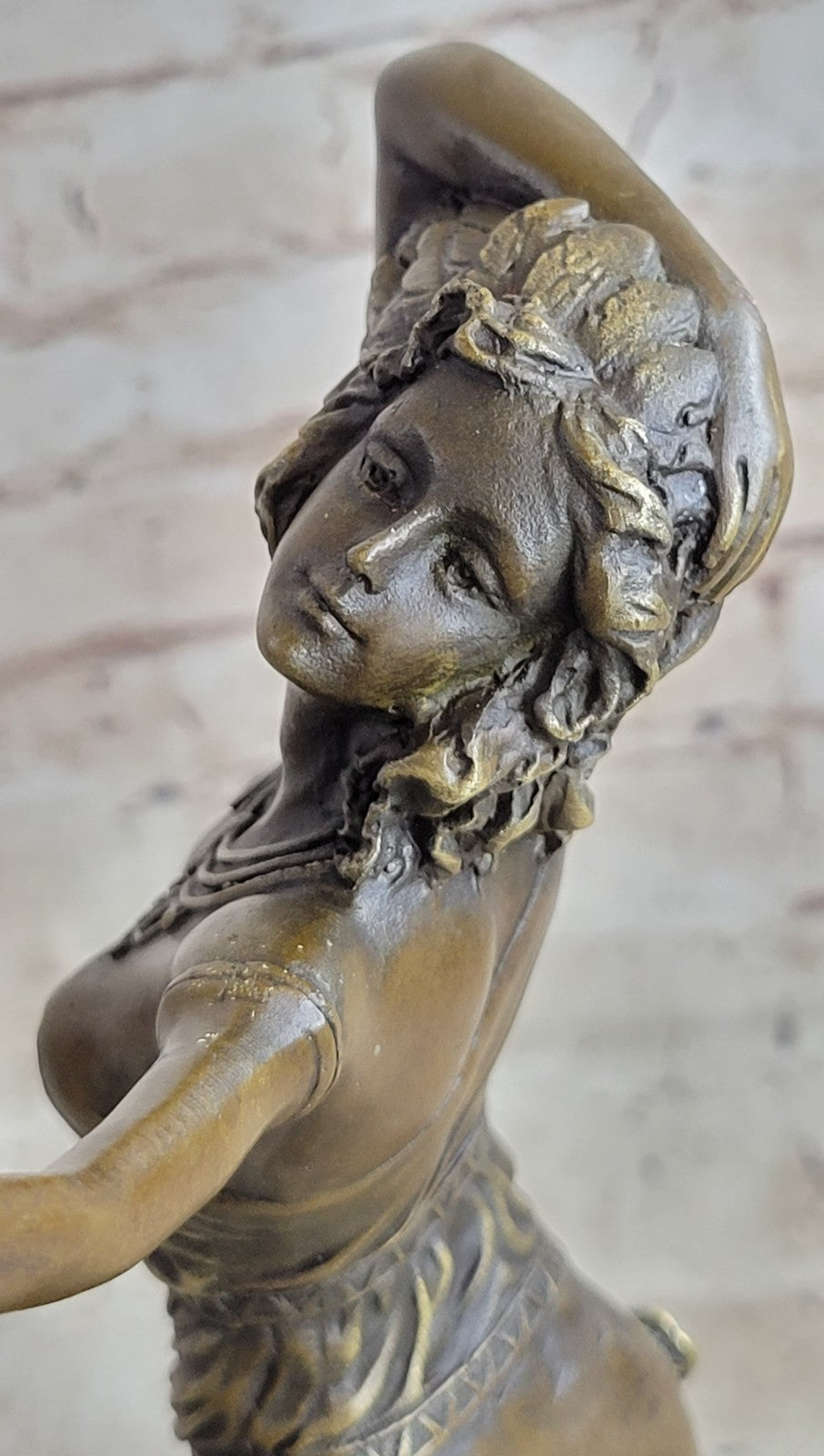 Buy 100% Solid Bronze Egyptian Dancer Sculpture – Indoor/Outdoor Statue Sale