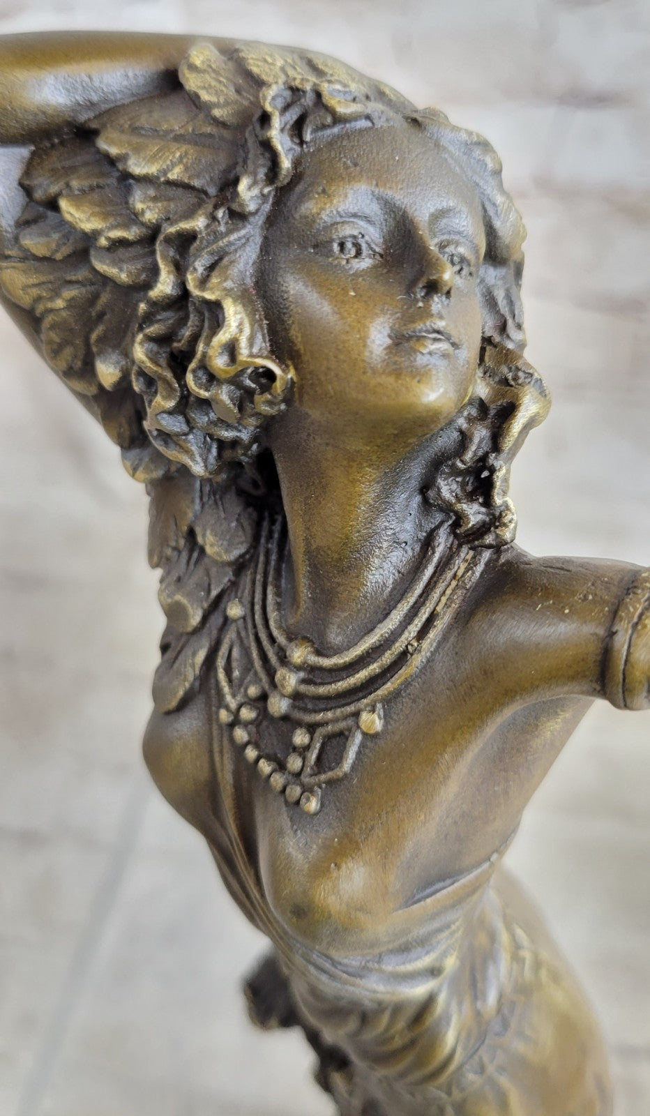 Buy 100% Solid Bronze Egyptian Dancer Sculpture – Indoor/Outdoor Statue Sale