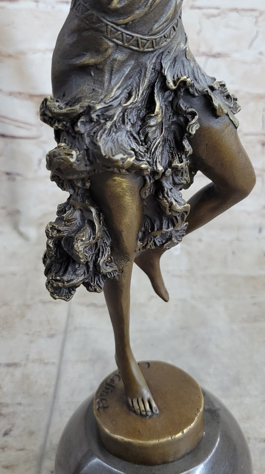 Buy 100% Solid Bronze Egyptian Dancer Sculpture – Indoor/Outdoor Statue Sale