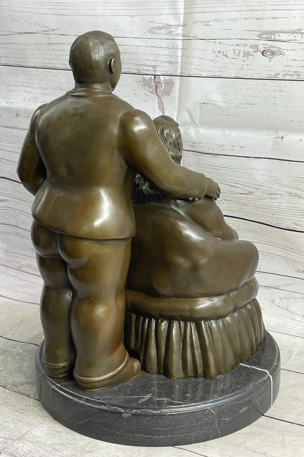 Extra Large Museum Quality Classic Botero Couple Artwork Home Office Decoration Sale