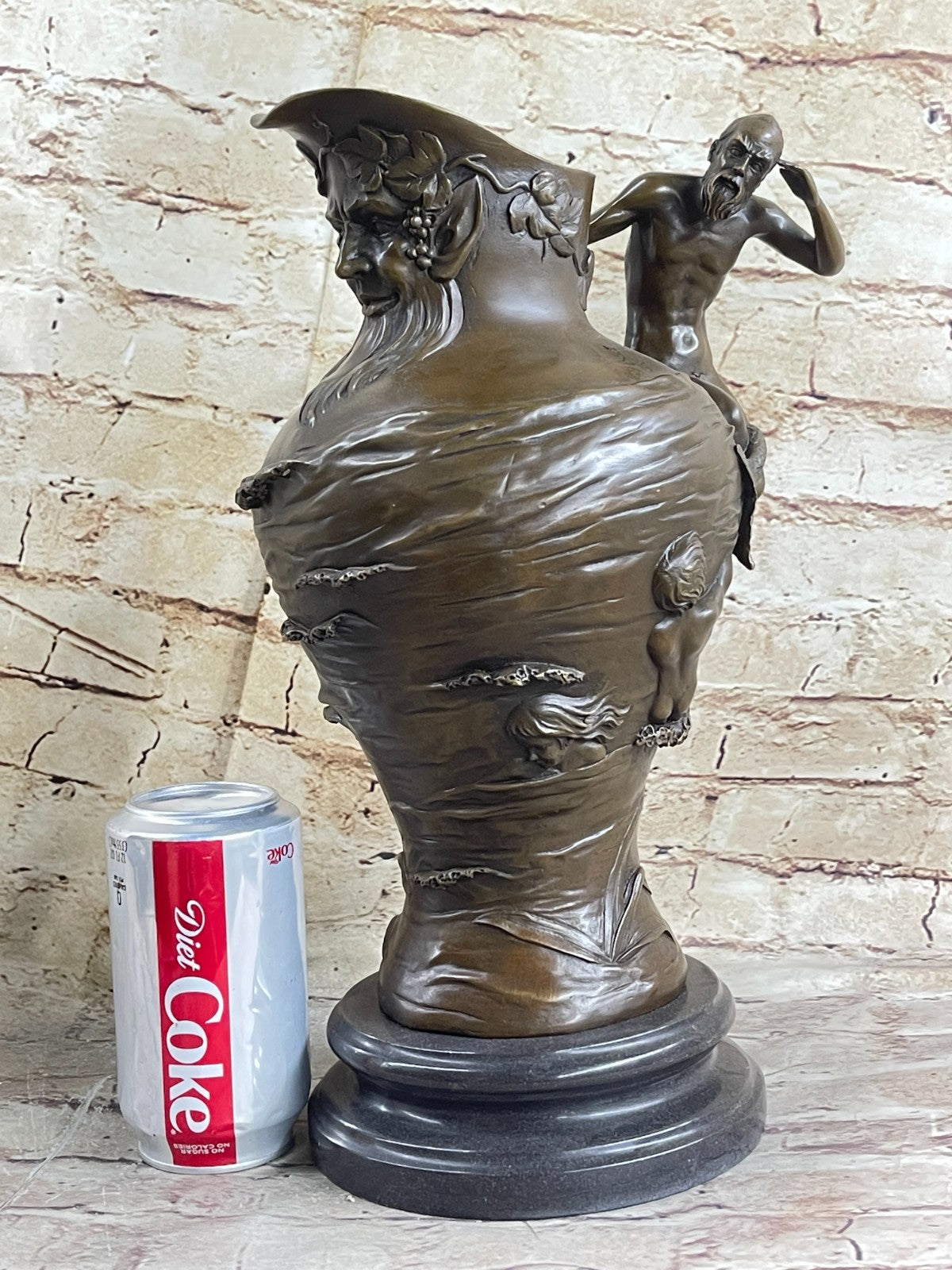 Beautiful Mermaid Mermaids Flower Vase Bronze Sculpture Home Decor Mythical