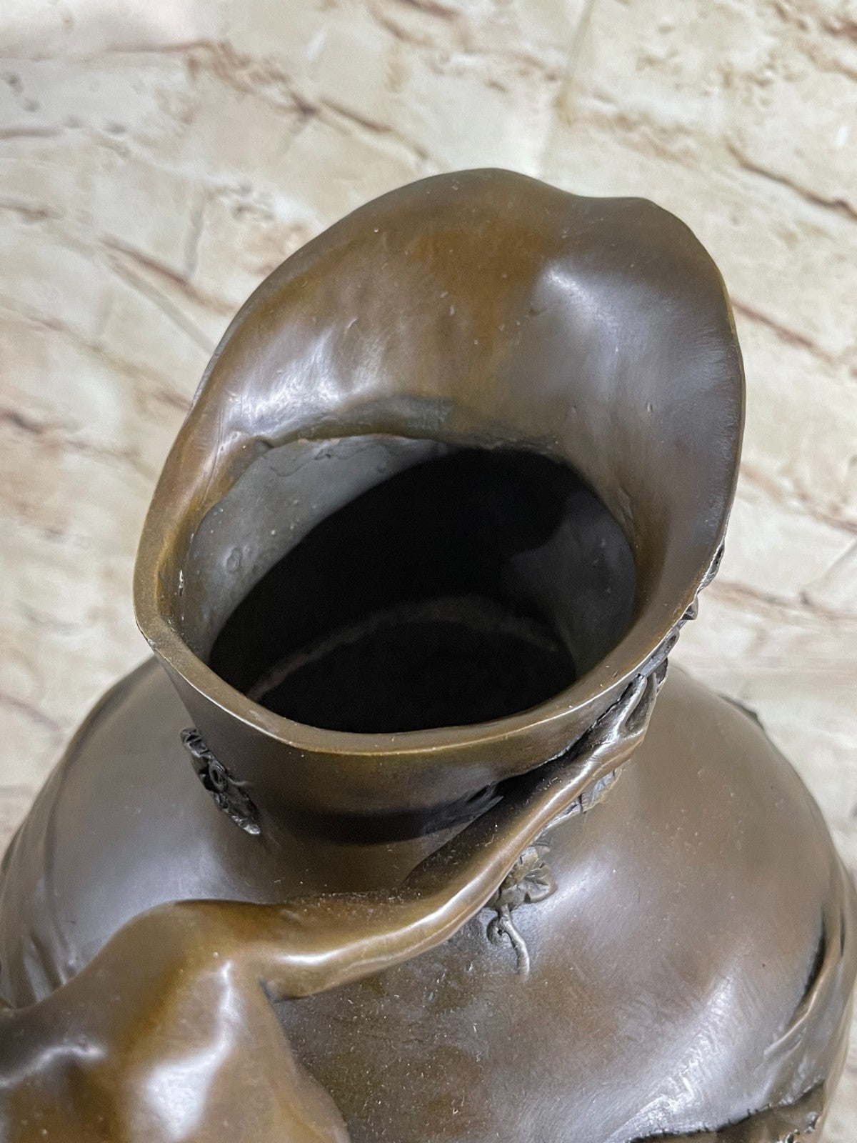 Beautiful Mermaid Mermaids Flower Vase Bronze Sculpture Home Decor Mythical