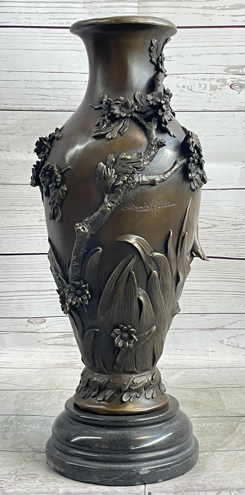 Buy Nude Female Bronze Figurine Vase – Handmade Planter & Mantel Décor by Moreau