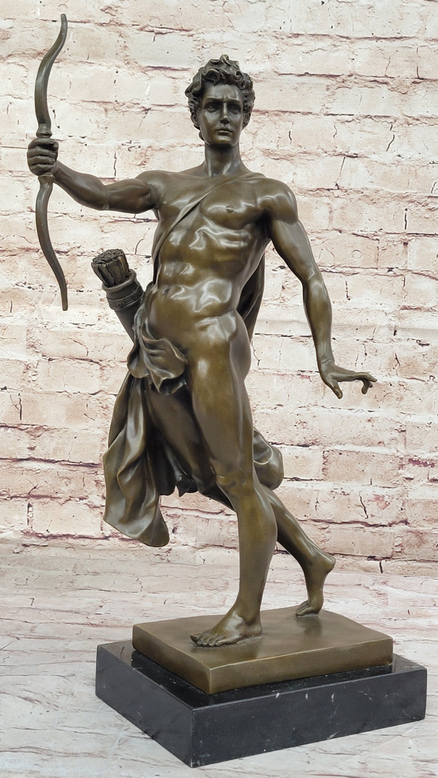 Artistic Masterpiece: Milo`s Cupid Bronze Statue - Hot Cast Museum Quality Artwork