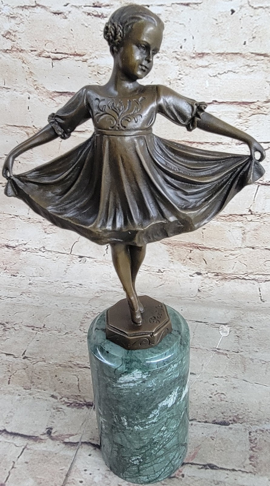 German Preiss Prima Ballerina Art Deco Statue Figurine Bronze Sculpture Hot Cast