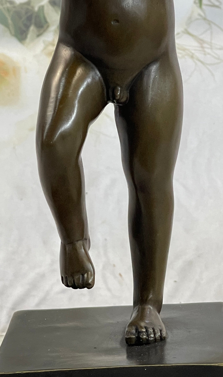 Hot Cast Baby Crying by Miguel Lopez Known As Milo Bronze sculpture Statue