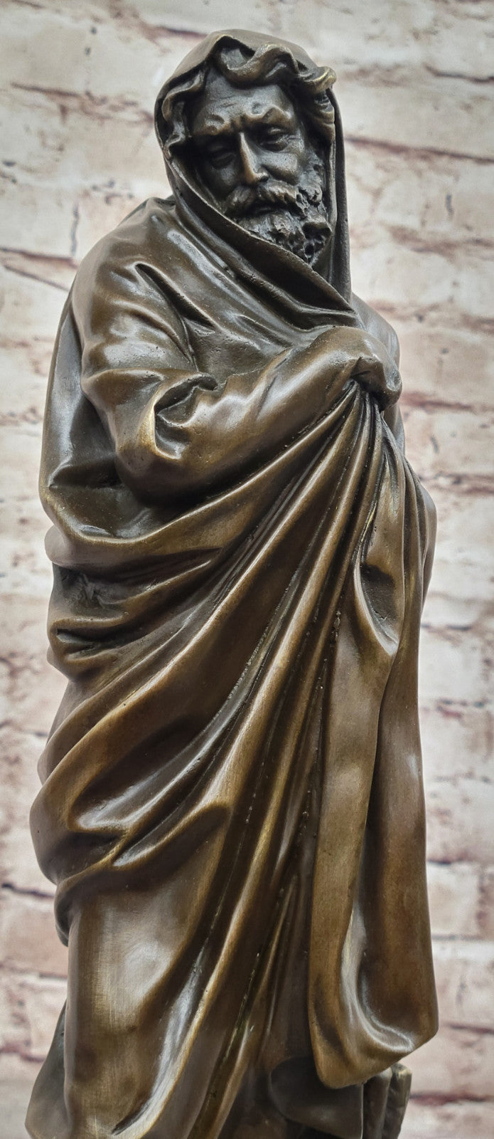 Museum Quality: Ed Zegut`s Signed Jesus of Nazareth - Bronze Figurine