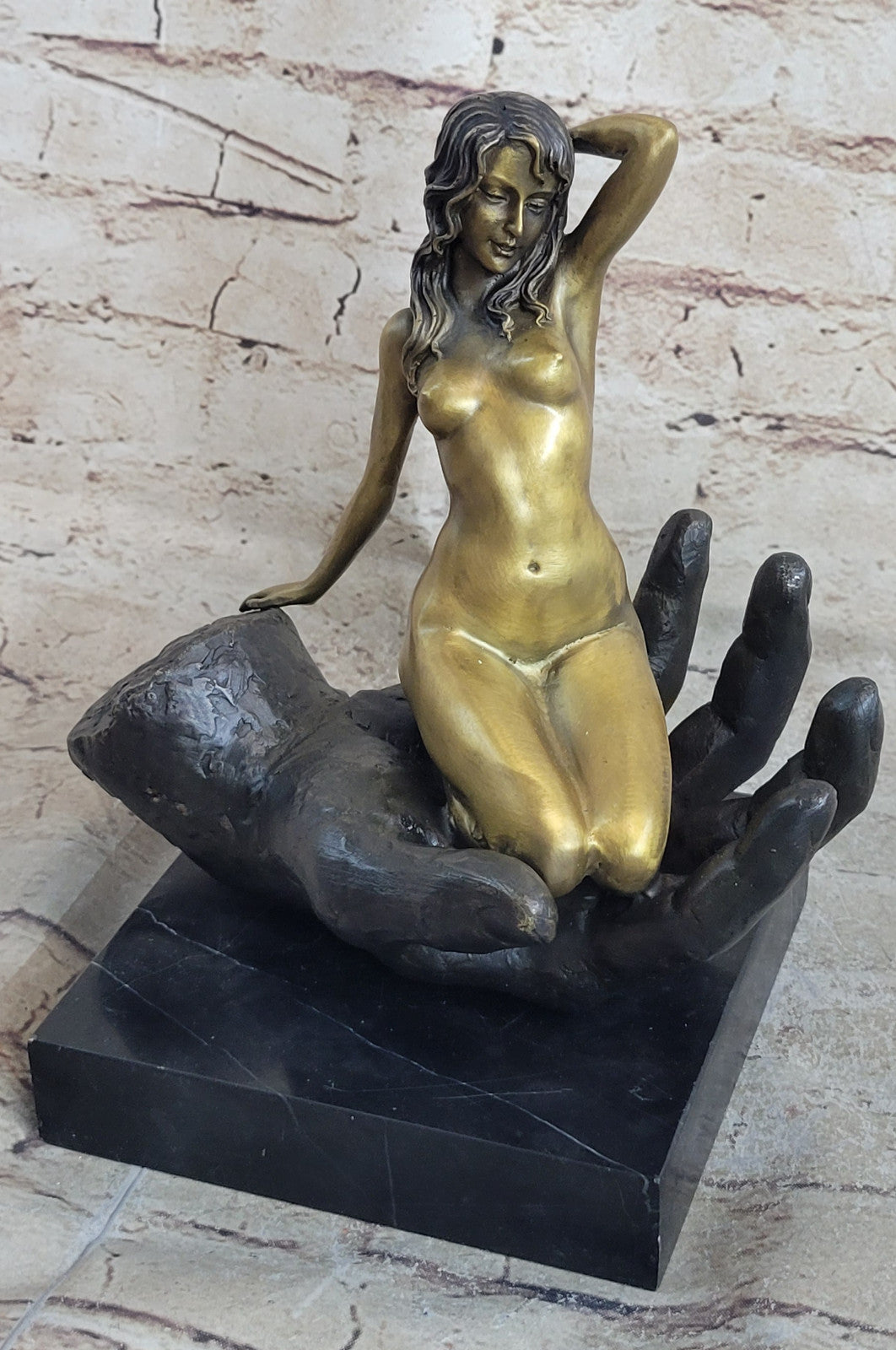 Museum Quality Hand Crafted Erotic Female Sitting by Juno Bronze Sculpture Sale