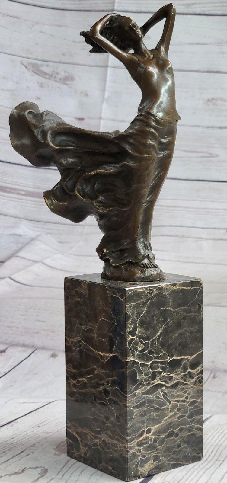Handcrafted Sexy Goddess By Milo Bronze Sculpture Art Decorative Masterpiece